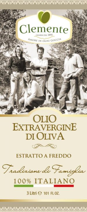 Olio 100% Italiano Tradizione di Famiglia 3 Litri - Etichetta Fronte