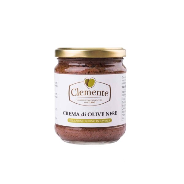 Crema di Olive Nere 190g - Olio Clemente