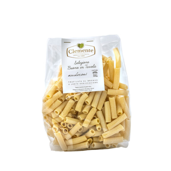 Maccheroni 100% Grano Italiano - Olio Clemente 2022