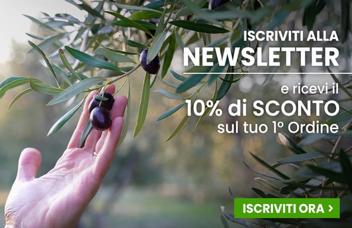 Iscriviti alla Newsletter - 10% di Sconto sul 1° Ordine