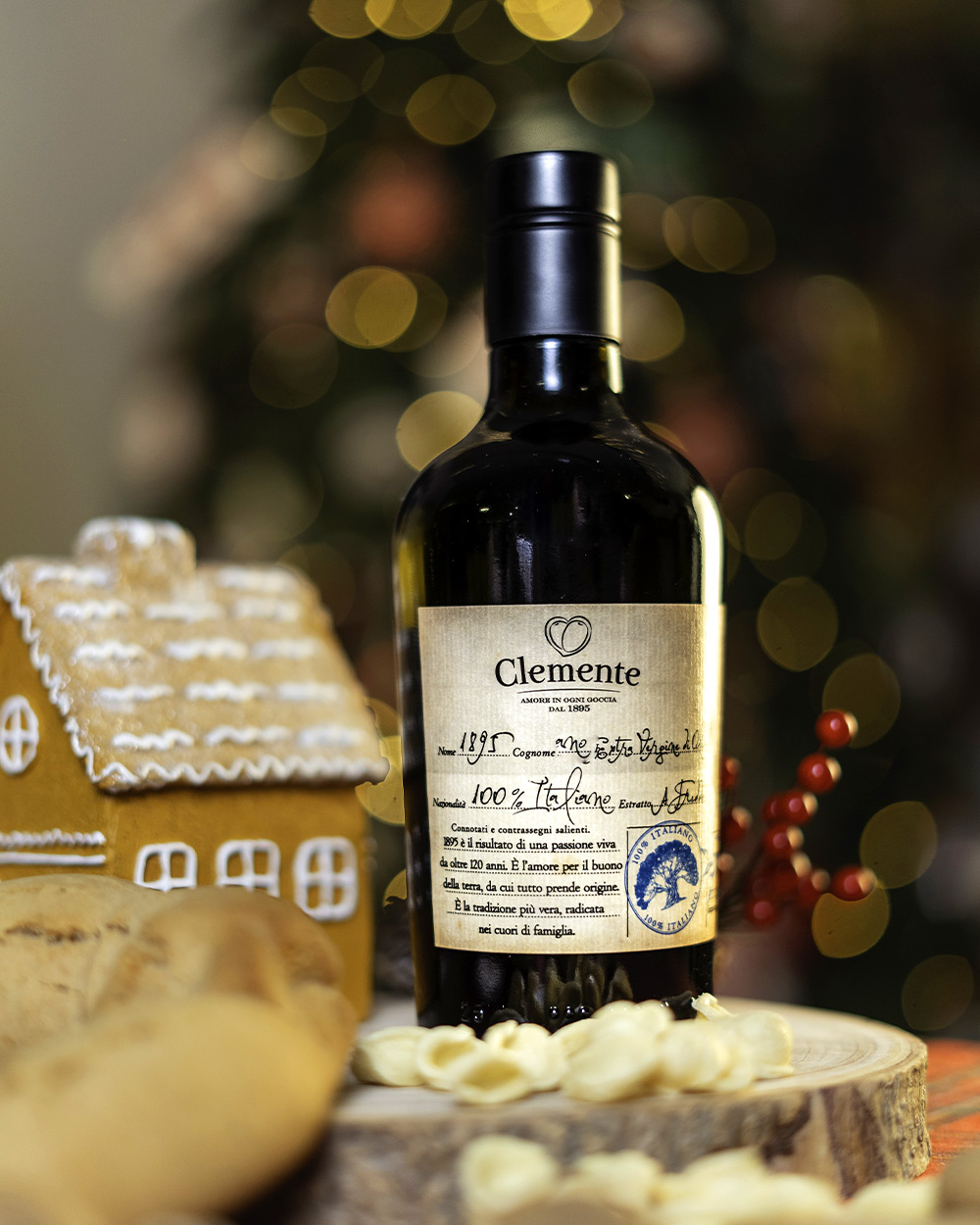 Olio Extravergine 100% Italiano "1895" Natale 500ml 2022